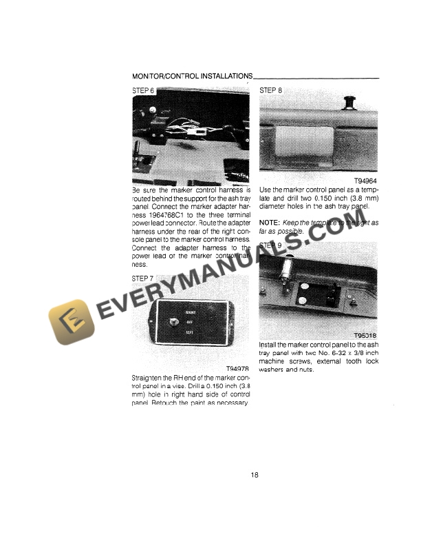 Case 7100 Series Tractor Implement Installation Operator Manual 9-12933S1-3