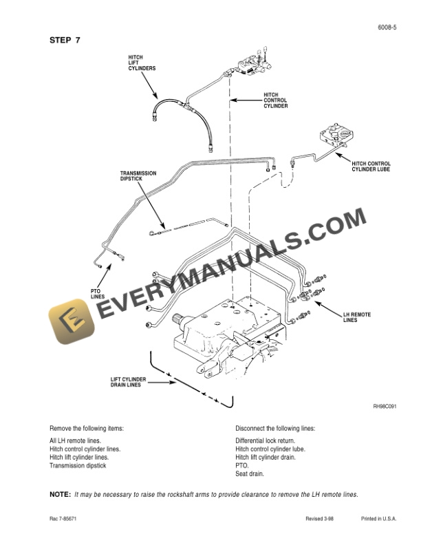 Case 7200 Pro, 8900 Series Tractor Service Manual 7-67882-3