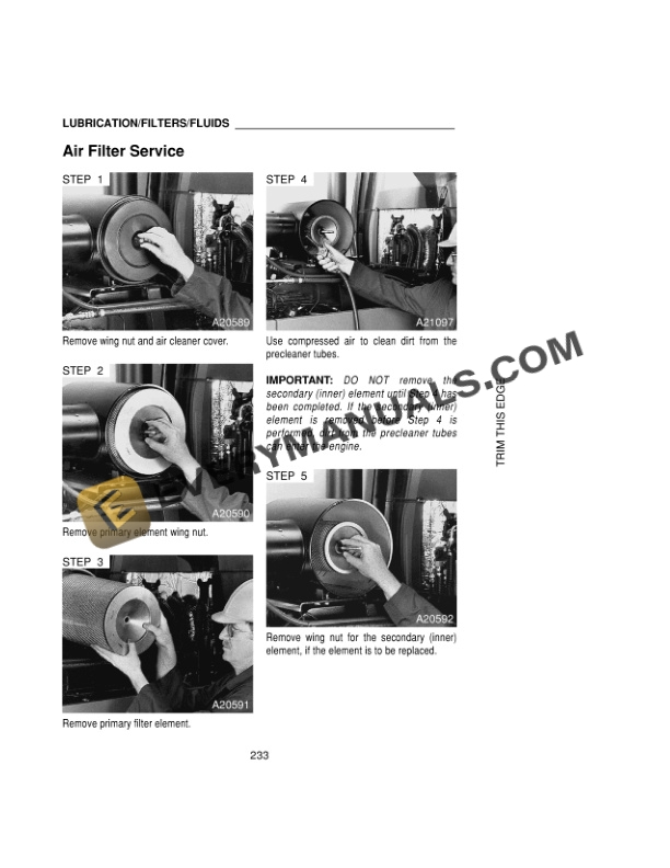 Case 7210, 7220 Tractor Operator Manual 9-24682-5