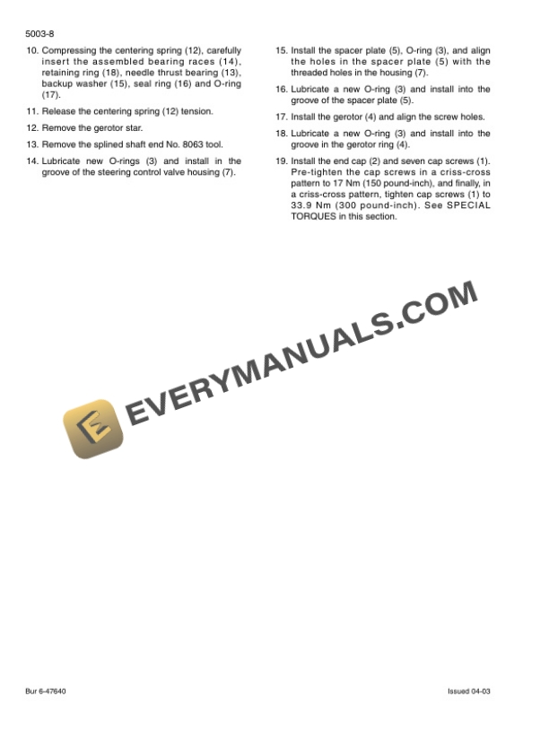 Case 721D Loader Service Manual 6-47281-3