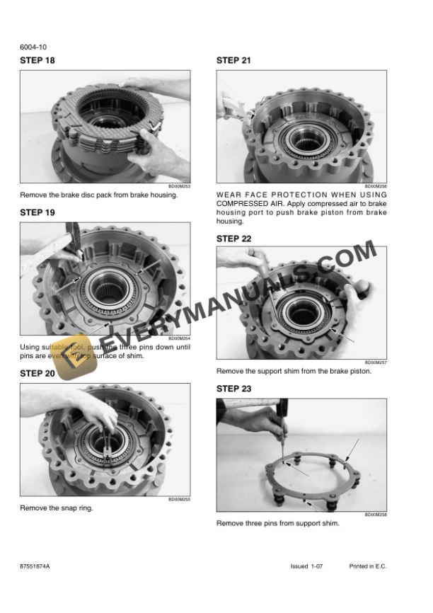 Case 721E-EU Wheel Loader Workshop Manual 87551874A-EU-4