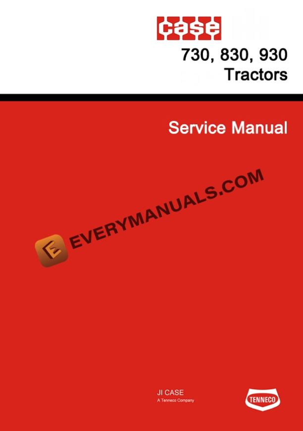 case 730 830 930 tractor service manual 9 75861 1