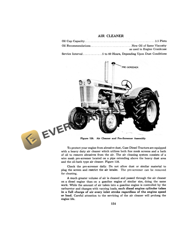 Case 730, 830 Diesel Tractor Operator Manual 9-842-5