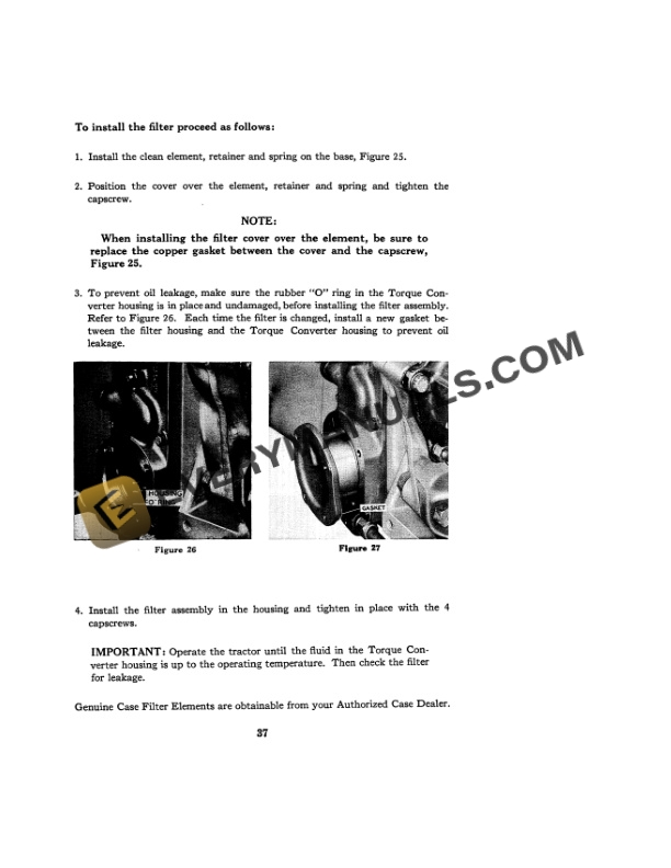 Case 730, 830 Tractor Operator Manual 9-872-2