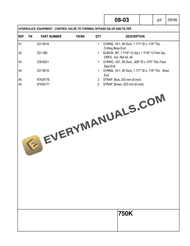 Case 750K Series 3 Crawler Dozer Parts Catalog 87364210NA PDF 4 Case 750K Series 3 Crawler Dozer Parts Catalog 87364210NA PDF - Image 2