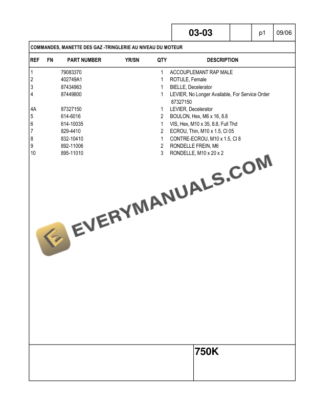 Case 750K Series 3 Crawler Dozer Parts Catalog 87364210NA PDF 5 Case 750K Series 3 Crawler Dozer Parts Catalog 87364210NA PDF - Image 3