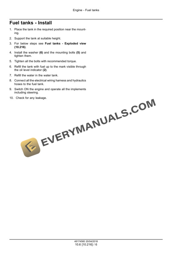 Case 752EX Vibratory Compactor Service Manual 48174560 PDF 4 Case 752EX Vibratory Compactor Service Manual 48174560 PDF - Image 2