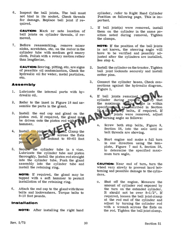 Case 780 CK Loader Backhoe Service Manual 9-71439-4