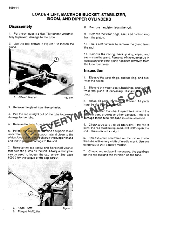 Case 780B Loader Backhoe Service Manual 9-69310-5