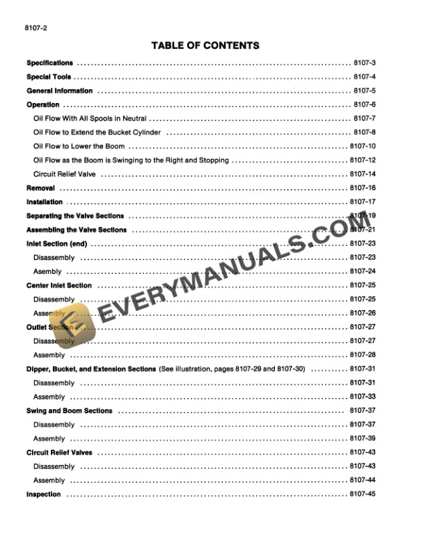 Case 780C Loader Backhoe Service Manual 8-44650-R1-5