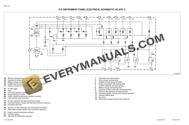Case 788, 988 Hydraulic Excavator Schematic Set 7-80403GB-2