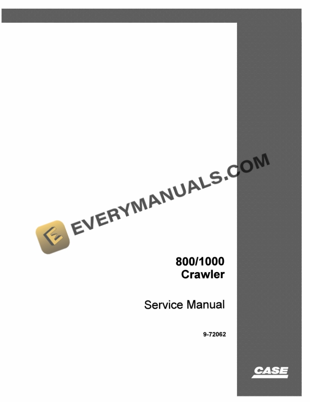 case 800 1000 crawler service manual 9 72062 1