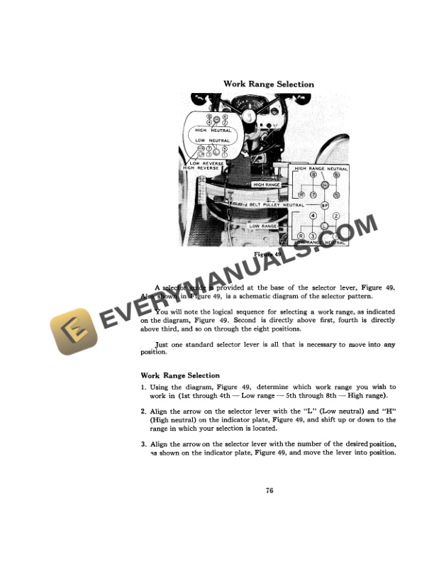 Case 800B Diesel Tractor Operator Manual 9-423-3