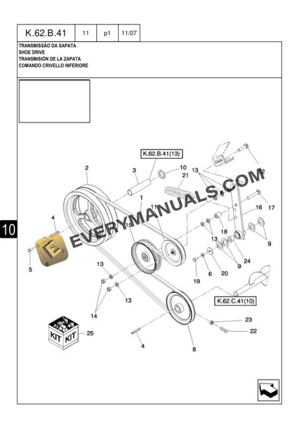 Case 8010 Axial-Flow Combine Parts Catalog 418108948-5