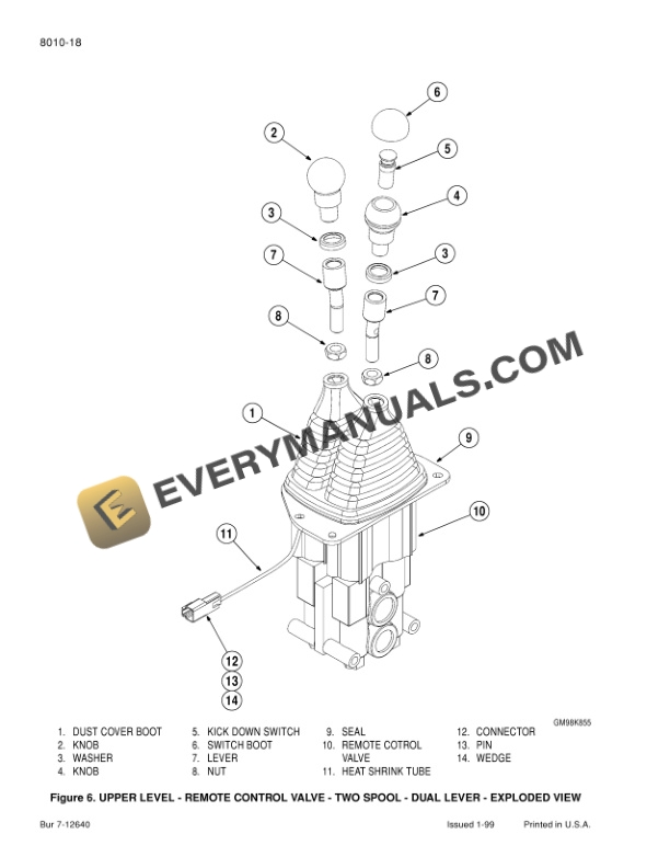 Case 821C Loader Service Manual 7-13053-5