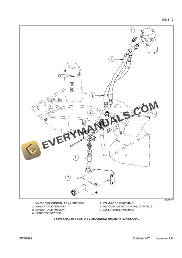 Case 821E Tier 3 Wheel Loader Service Manual 87551882A ES-3