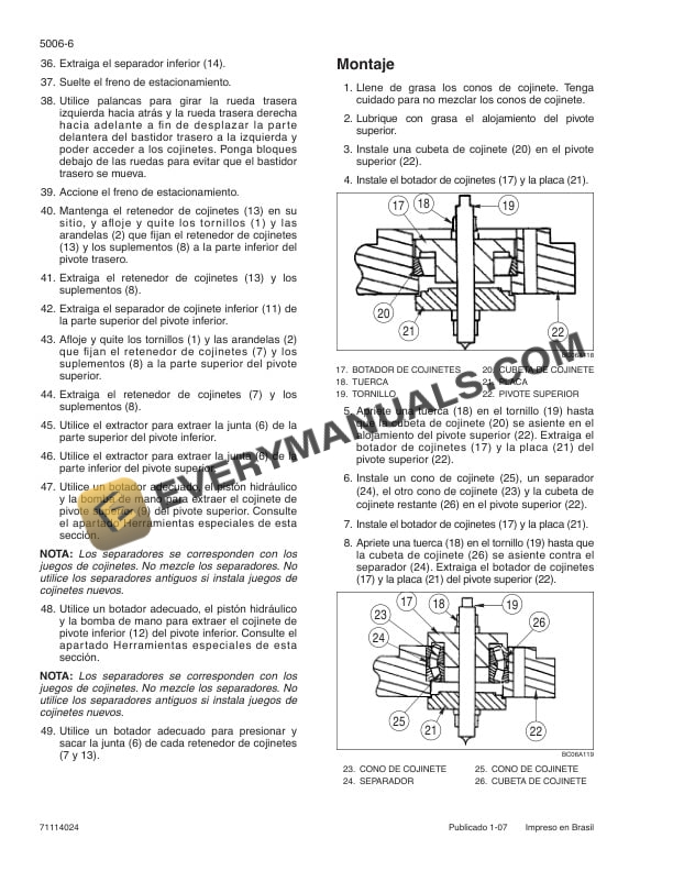 Case 821E Wheel Loader Repair Manual 71114024 ES-3