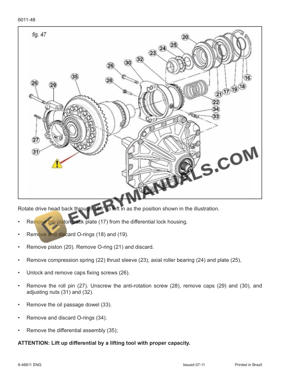 Case 845B, 845B DHP, 865B, 865B VHP, 865B AWD, 885B, 885B DHP, 885B AWD Grader Service Manual 71114392-5