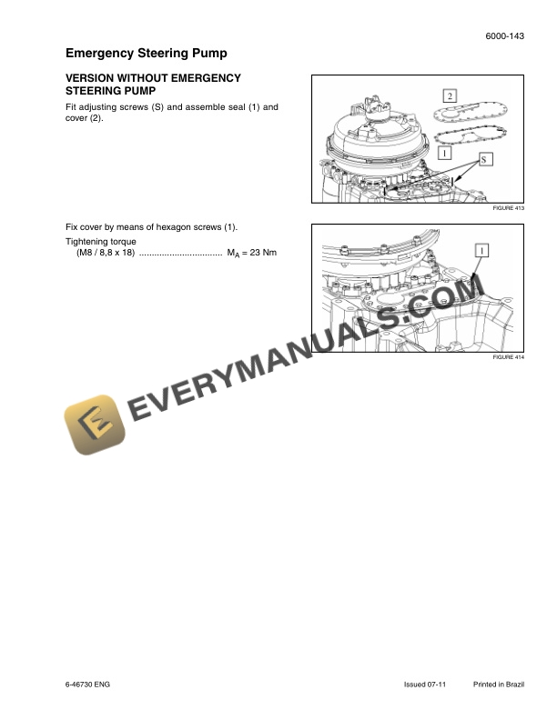 Case 845B, 845B DHP, 865B, 865B VHP, 865B AWD, 885B, 885B DHP, 885B AWD Grader Service Manual 84559574-3