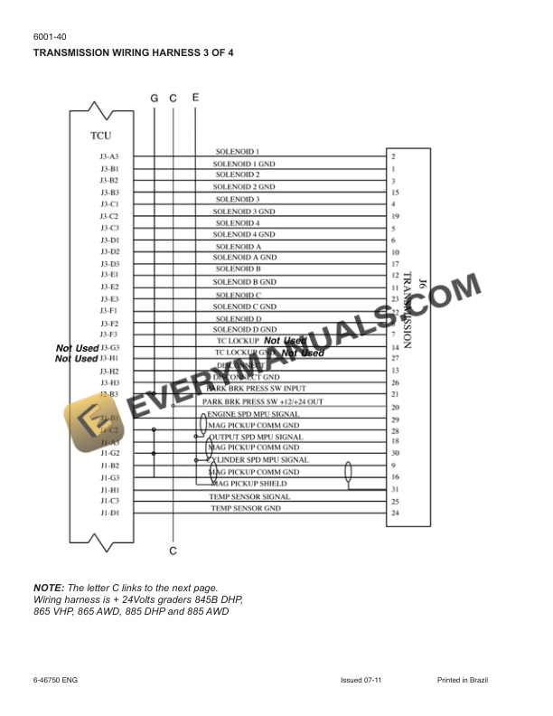 Case 845B, 845B DHP, 865B, 865B VHP, 865B AWD, 885B, 885B DHP, 885B AWD Grader Service Manual 84559574-4