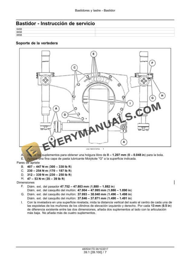 Case 845B VHP, 865B VHP, 885B VHP, 865B AWD, 885B AWD Motor Grader Repair Manual 48050417D ES PDF 5 Case 845B VHP, 865B VHP, 885B VHP, 865B AWD, 885B AWD Motor Grader Repair Manual 48050417D ES PDF - Image 3