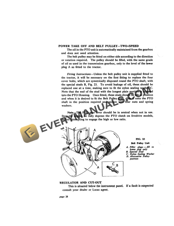 Case 850, 880, 990 Tractor Operator Manual 9-5712.-4