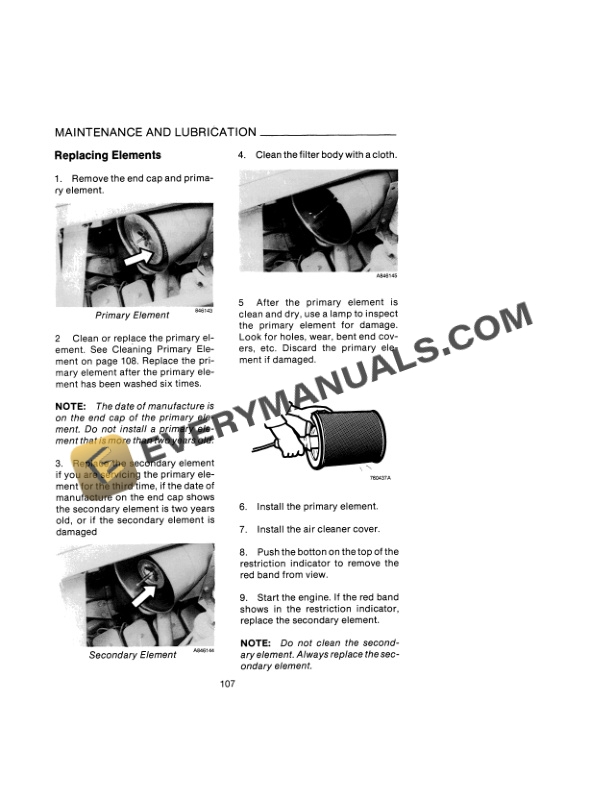 Case 850D, 855D Crawler Operator Manual 9-9470-4