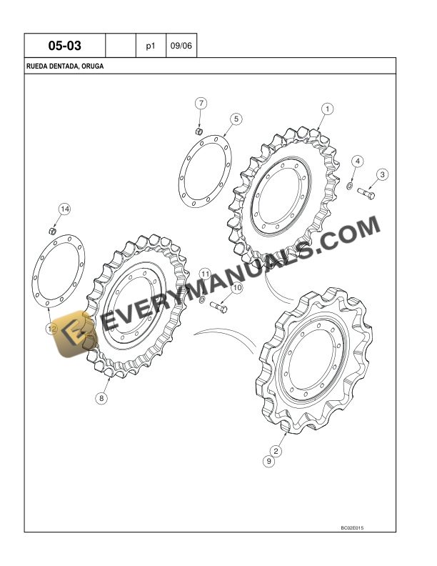Case 850K Series 3 Crawler Dozer Parts Catalog 87364213NA PDF 7 Case 850K Series 3 Crawler Dozer Parts Catalog 87364213NA PDF - Image 5