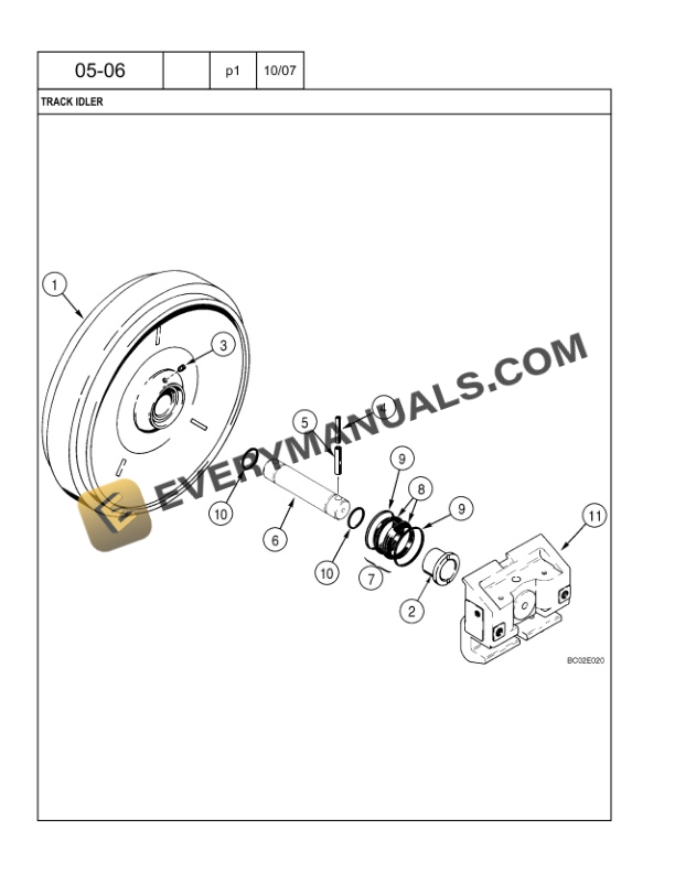 Case 850L Tier 3 Crawler Dozer Parts Catalog 87659316NA-3