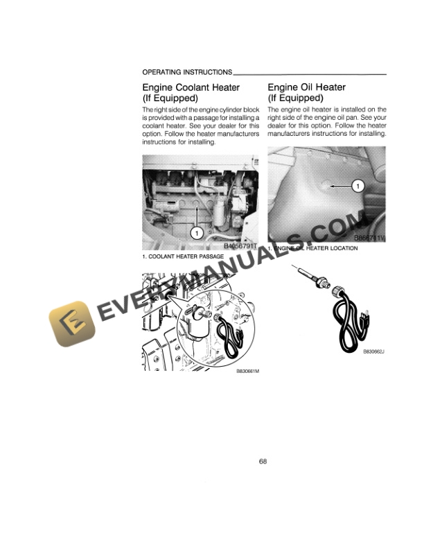 Case 855E Crawler Operator Manual 9-19261-3