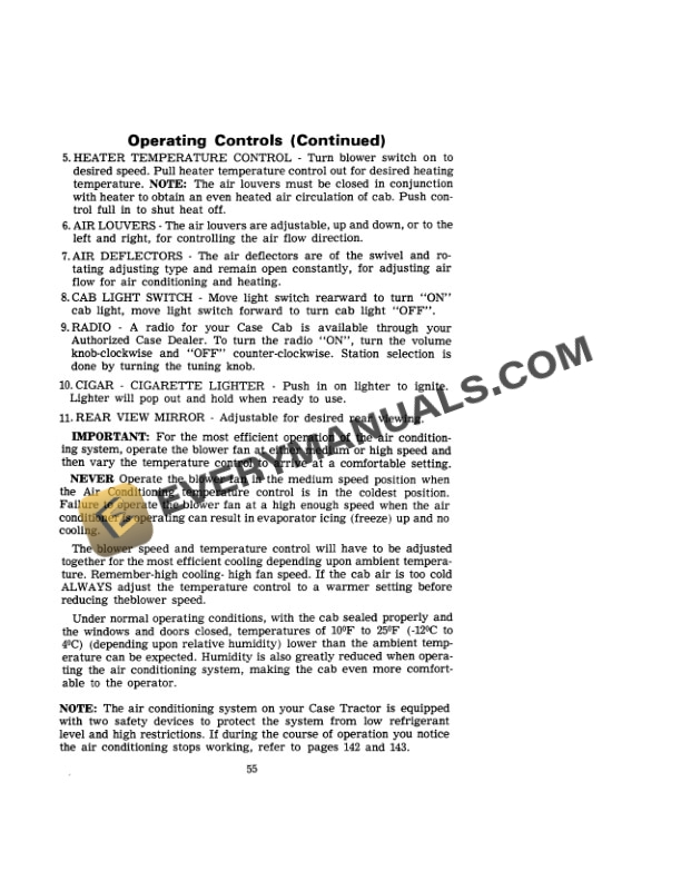 Case 870 Tractor Operator Manual 9-4671. PDF 5 Case 870 Tractor Operator Manual 9-4671. PDF - Image 3