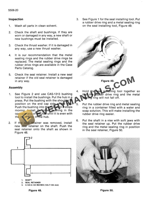 Case 880B Excavator Service Manual 9-68144-4