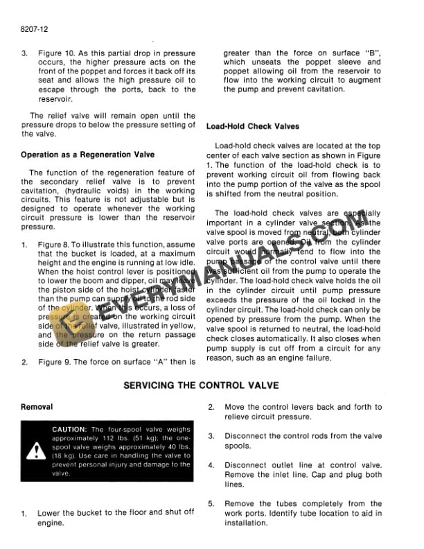 Case 880B Excavator Service Manual 9-68144-5