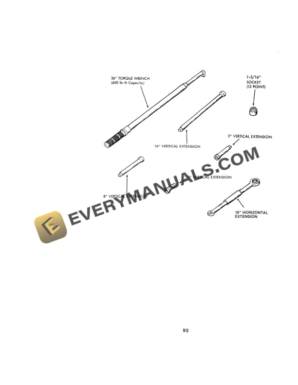 Case 880C Excavator Operator Manual 9-8090-5