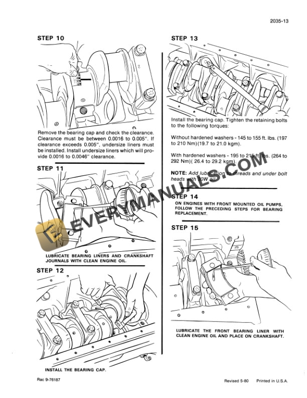 Case 880C Excavator Service Manual 9-69761-R1-2