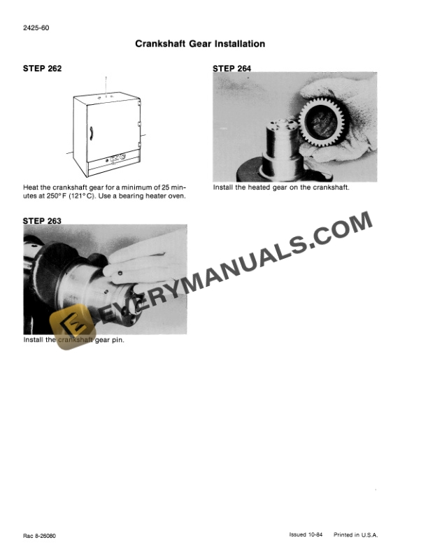 Case 880D Excavator Service Manual 8-42240-2