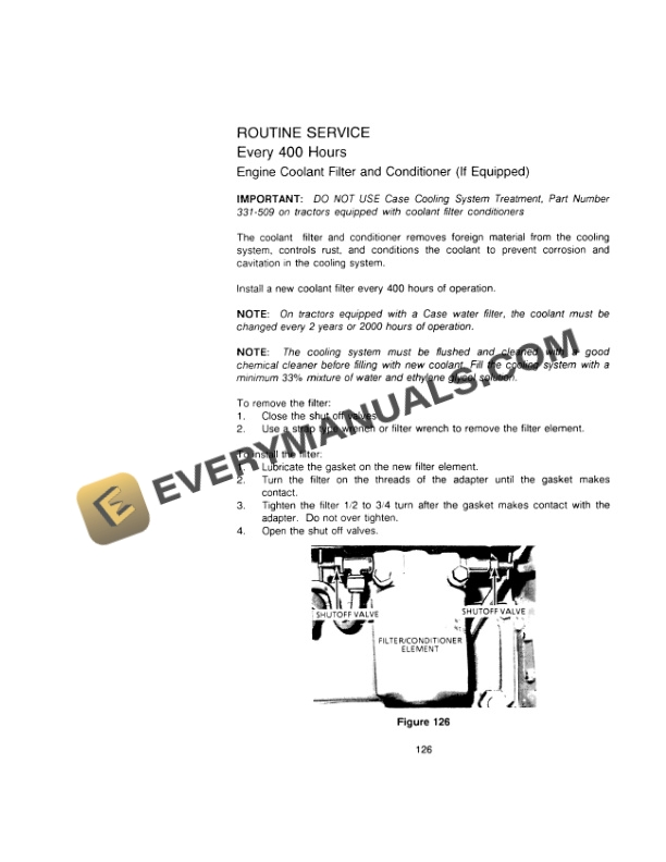 Case 885 Tractor Operator Manual 9-11283-5