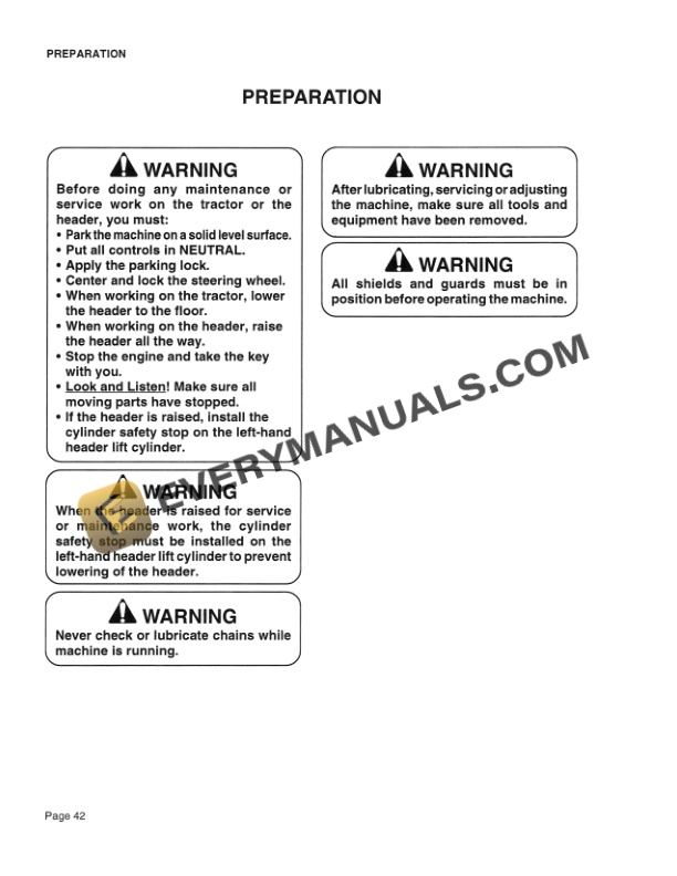 Case 8870 Wind rower Tractor Operator Manual 9-78774-3