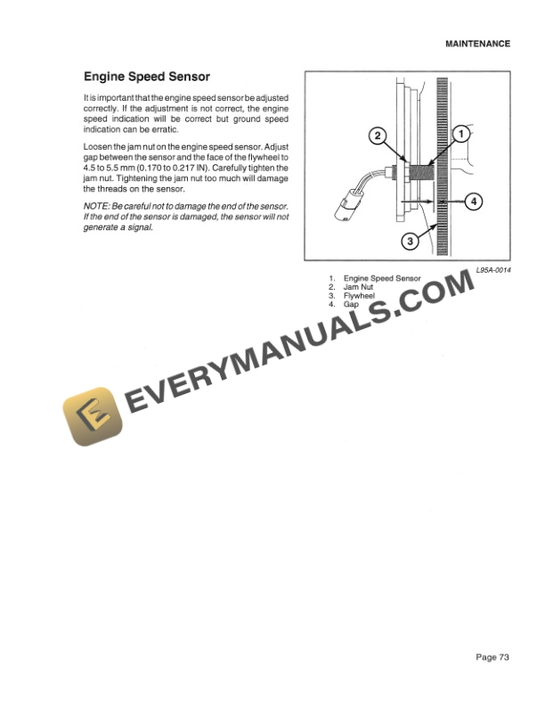 Case 8870 Wind rower Tractor Operator Manual 9-78774-4