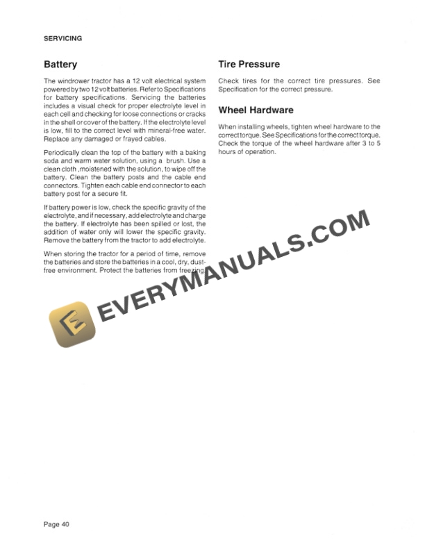 Case 8880 Windrower Tractor Operator Manual 6-4441.-3