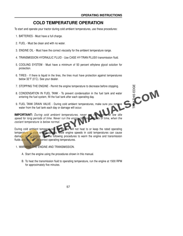 Case 8930, 8940, 8950 Tractor Operator Manual 9-29012 PDF 4 Case 8930, 8940, 8950 Tractor Operator Manual 9-29012 PDF - Image 2