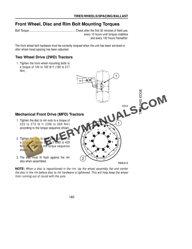 Case 8930, 8940, 8950 Tractor Operator Manual 9-29012 PDF 6 Case 8930, 8940, 8950 Tractor Operator Manual 9-29012 PDF - Image 4