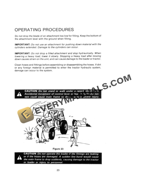 Case 90 Loader Operator Manual 9-6992-4