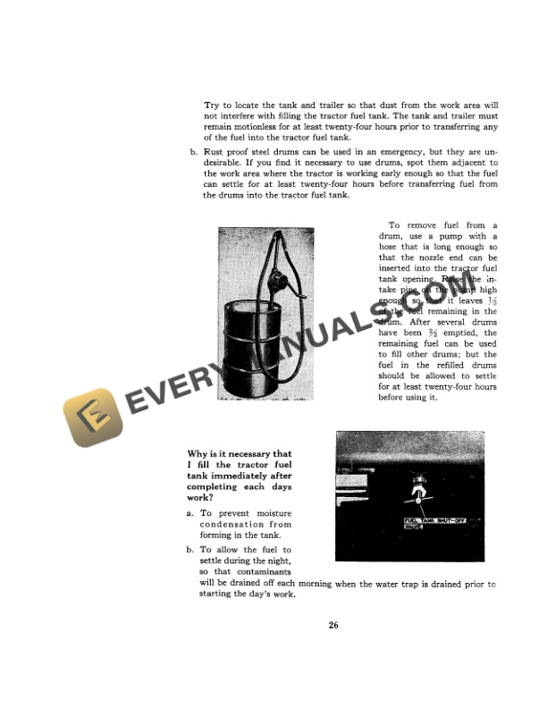 Case 900B Diesel Wheel Tractor Operator Manual 9-372-2