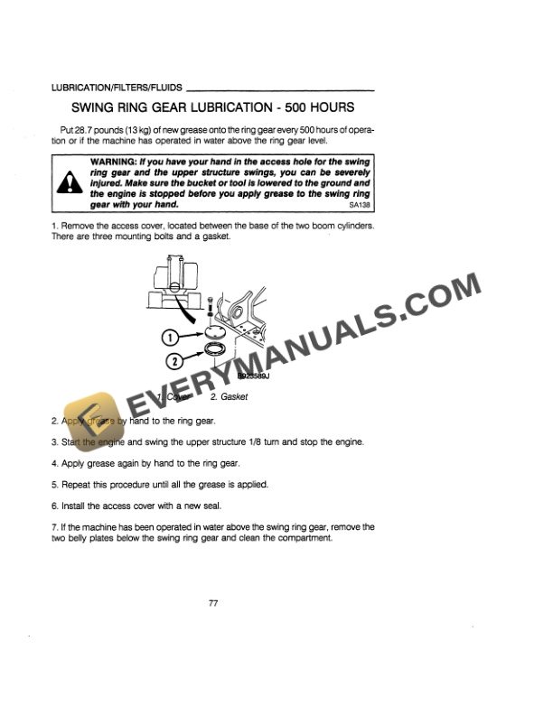 Case 9020 Excavator Operator Manual 9-23790 PDF 6 Case 9020 Excavator Operator Manual 9-23790 PDF - Image 4