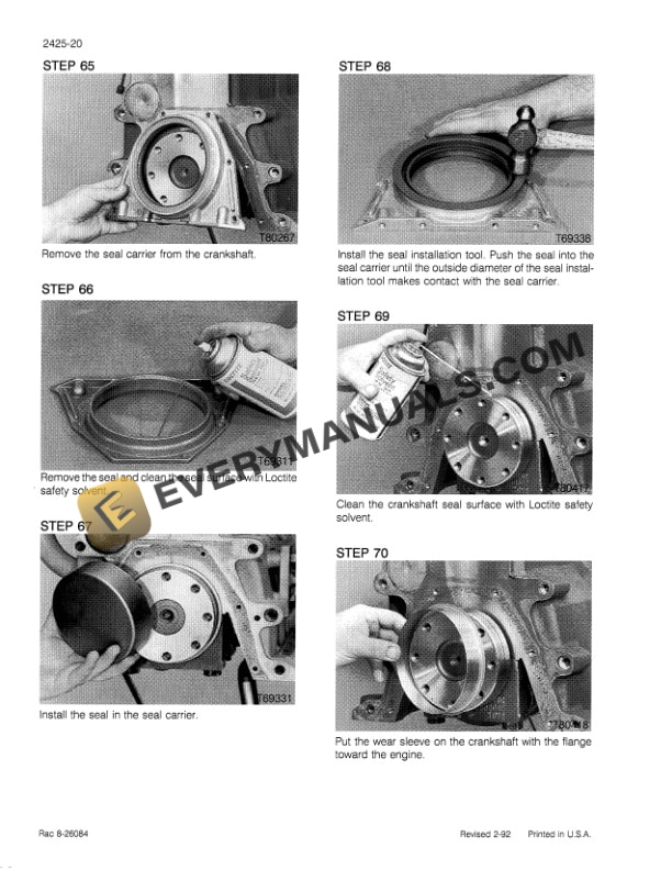 Case 9030 Excavator Service Manual 7-44860-2