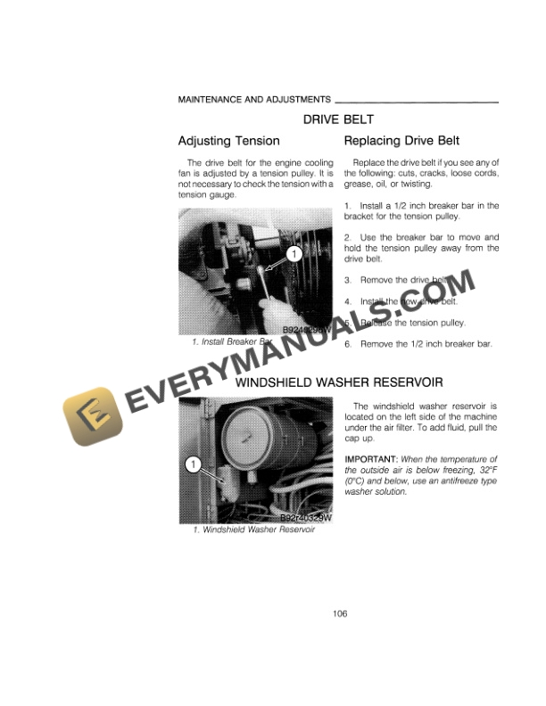 Case 9040 Excavator Operator Manual 9-23810-5