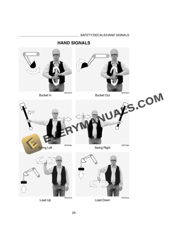 Case 9045B Excavator Operator Manual 6-1250NA-2