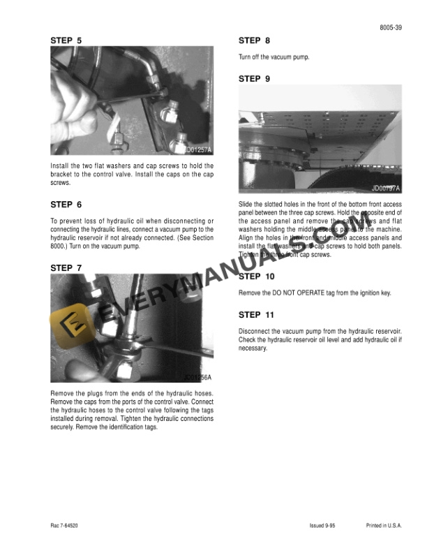 Case 9060B Excavator Service Manual 7-65272-4