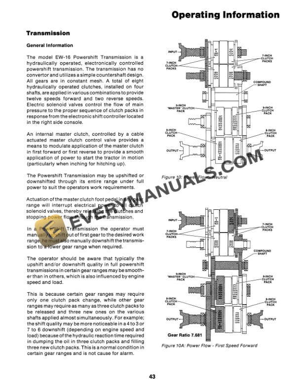 Case 9170, 9180 Tractor Operator Manual 9-12670-3